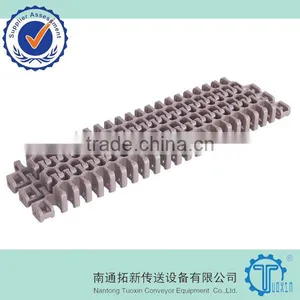 S2400 Radius Flush Grid High Deck Modular Conveyor Belt, Plastic Belt Manufacturer thumbnail-1
