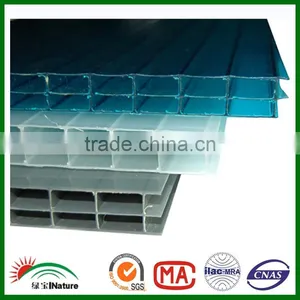 Bayer Polycarbonate Resin High Light Transmission pc Hollow Sheet With 10 Years Warranty thumbnail-4