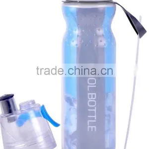 Mist Spray Drinking Water Bottle Insulated Drinking & Misting Sport Water Bottle With Mist Sprayer Outdoor Sport Hydration thumbnail-2