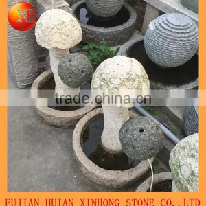 Garden Stone Water Fountain With Mushroom thumbnail-1