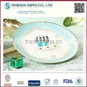 Porcelain Elegant Charger Plate With Printing thumbnail-1