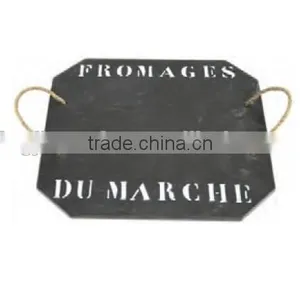 Elegant Natural Slate Tray With Rough Edge Best for Promotion thumbnail-4