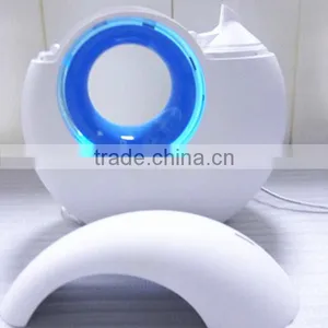 Colorful Breathing LED Light Cool Air Aromatherpy Essential Oil Nebulizers With MP3 thumbnail-2