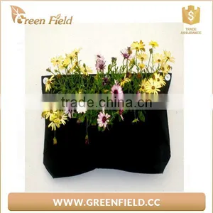 Green Vertical Garden Hanging Wall Felt Planter,Grow Planting Bags For Felt Fabric Hanging Wall Planter thumbnail-6