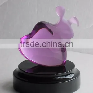 Custom Clear Resin Heart Shape Angel Figurine Small Wedding Guest Gift thumbnail-2