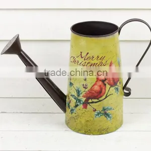 New Design Christmas Decoration Paper Decal Promotional Watering Can Wholesale thumbnail-1
