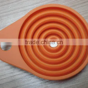 Newest Promotional Kitchen Untensil Tool Silicone Collapsible Funnel thumbnail-1
