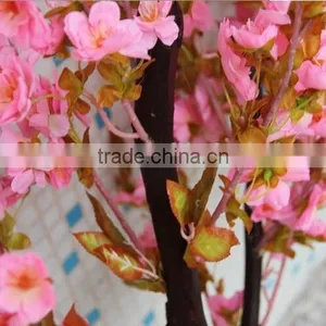 Fake Flower Tree China Wedding Decoration Factory Wedding Ornament Fake Peach Flower Tree thumbnail-6
