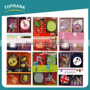 Toprank FDA Approved Paper Cupcake Liners Muffin Cups Disposable Cupcake Paper Baking Cups thumbnail-1