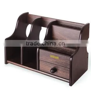 China Supply Pen Holder on Sale High Quality Wood Pen Container Logo thumbnail-1
