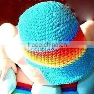 Promotion Baby Hat Summer Crochet Beanie Boy Cheap Funny Hats Baby Caps Child Hat Many Colors for 0-4T thumbnail-1