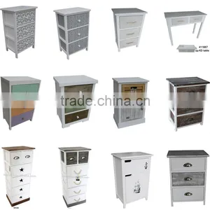 Kitchen Wall Hanging Cabinet Shelf With 3 Colorful Drawers thumbnail-4