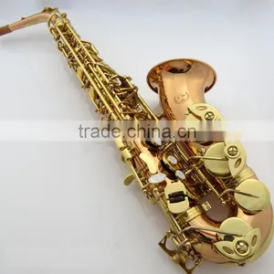 Rose Brass Gloss Finish Alto Sax thumbnail-2