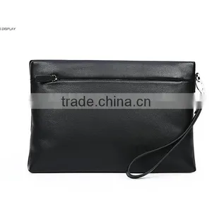 Full Grain Men Genuine Leather Clutch Purse Men Business Clutch Hand Bag Cowhide Wallet thumbnail-2