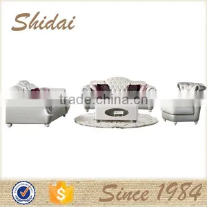 New Chinese Leather Sofa Furniture, Wooden Sofa Set Designs thumbnail-4
