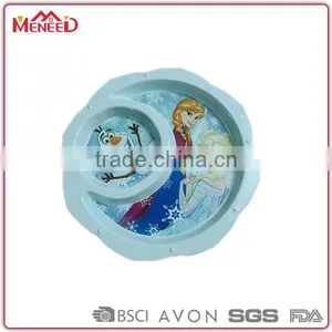 Star Printing 2 Parts Decorative Melamine Dessert Plate Plastic thumbnail-2