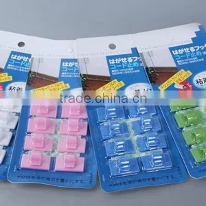 Electric Wire Cable Clips/holder With Strong Double-sided Adhesive Sponge thumbnail-1