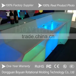 Rotational Molding Plastic LED Bar Reception Counter, Led Bar Desk thumbnail-6
