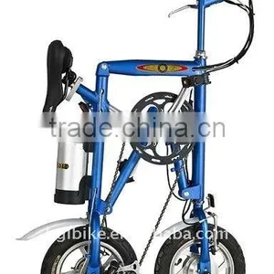 12" H-style Aluminum Lightweight Electric Folding Bike thumbnail-1