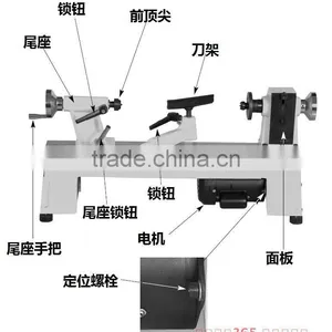 European Quality CE Certification DIY Wood Lathe MC1018VD thumbnail-3