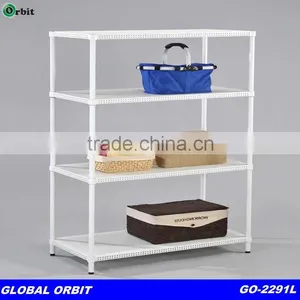 Space Saver Metal Storage Shelf With Wheels, Detachable Warehouse Storage Rack thumbnail-2