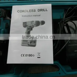 New 2014 Manufacturer China Wholesale Supplier 18V Li-ion Dewalt Cordless Drill of Power Tool Sets Tool Box thumbnail-6