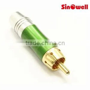 Cctv Audio 75 Ohm Solder Rca Audio Plug High Quality thumbnail-1