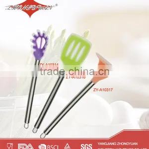 Cooking Tools Silicone Kitchen Utensils With Stainless Steel Handle thumbnail-1