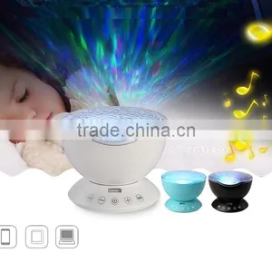 Aurora Master Romantic Relaxing Colorful Ocean Wave Projector With Audio Speaker thumbnail-1