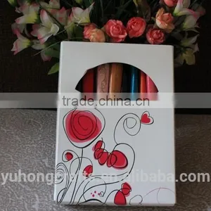 High Quality Spanish Wood Fabric Fan thumbnail-5