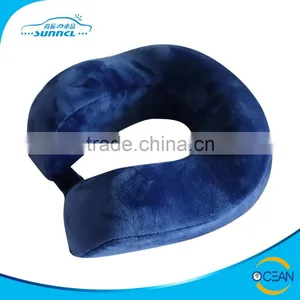 Very Comfortable Somatology Design Car Travel Neck Pillow Memory Foam With Velvet Fibric Case thumbnail-1