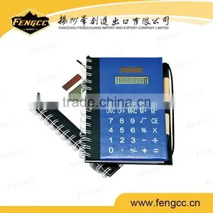 School PU Notebook Calculator With Pen,notebook Calculator thumbnail-2
