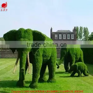 Fake Plastic Grass Hedge Artificial Milan Grass Topiary Animal Made in Dongguan for Wholesale thumbnail-1