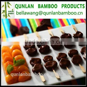 Competitive Price Eco-friendly Bamboo Sticks Flat Stick For Food thumbnail-1