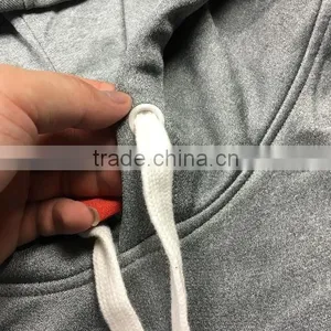 Slim Fitness 100%polyester Blank Hoodie thumbnail-2