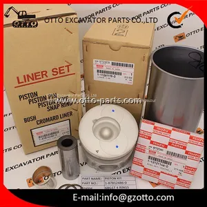 1-87813766-0 1-87813767-0 1878137660 1878137670 ZX240-3 4HK1 ISUZU Liner Kit thumbnail-1