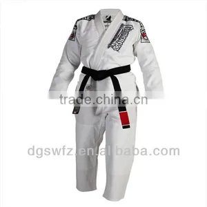 Free Sampel New Factory Price Wholesale Brazilian Style Gold Weave High Quality Custom Jiu Jitsu White A1-a7 With Equipment thumbnail-1