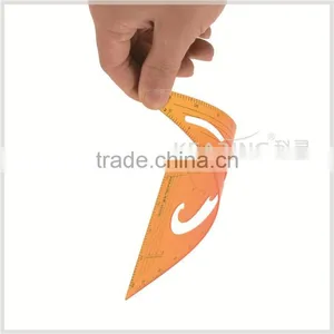 Kearing Brang, 1/3 &1/4 Size Platic Triangle Ruler, With Protractor Normal Printed on Ruler Surface, Economical Pirce #8535B thumbnail-3