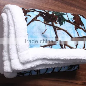 European Wholesale Knitting Fleece Fabric Cheap Wholesale Blankets thumbnail-1