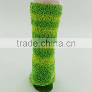 Cheap Soft Microfiber Cozy Stirp Socks Women thumbnail-5