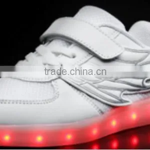 Cheap Wholesale Stock Kids Wings LED Shoes thumbnail-3