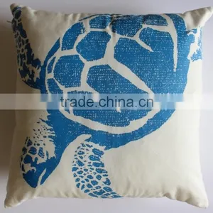 Marine Animal Printed Cushion Cover thumbnail-1