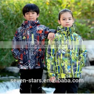 2017 3 in 1 Colorful Polyester Kids Varsity Jacket thumbnail-2