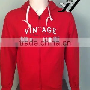 China Wholesale Vintage Brand Men Red Jacket With Zipper thumbnail-1