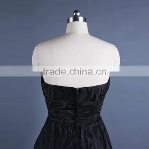 Black Strapless Strapless Evening Dress thumbnail-5