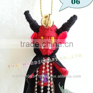 Handmade Keychains Keyrings Voodoo Doll String Accessories Bag Gifts thumbnail-1