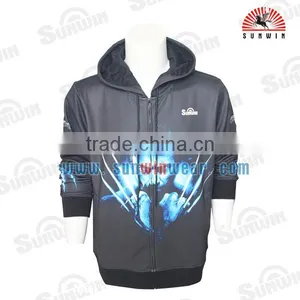 Best Selling Products in US Wholesale Thumb Hole Hoodie With Hood thumbnail-1