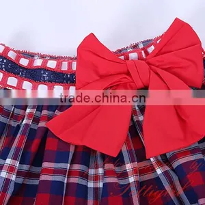 Tartan Crop Top and Skirt Set Spanish Baby Clothing thumbnail-5