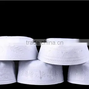 Halal Riding Hood Muslim Hand Knit Hooded Hui Men's Computer Embroidered Hat Arab Hat thumbnail-1
