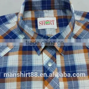Linen Cotton Double Pockets Short Sleeve Men's Casual Shirts thumbnail-4